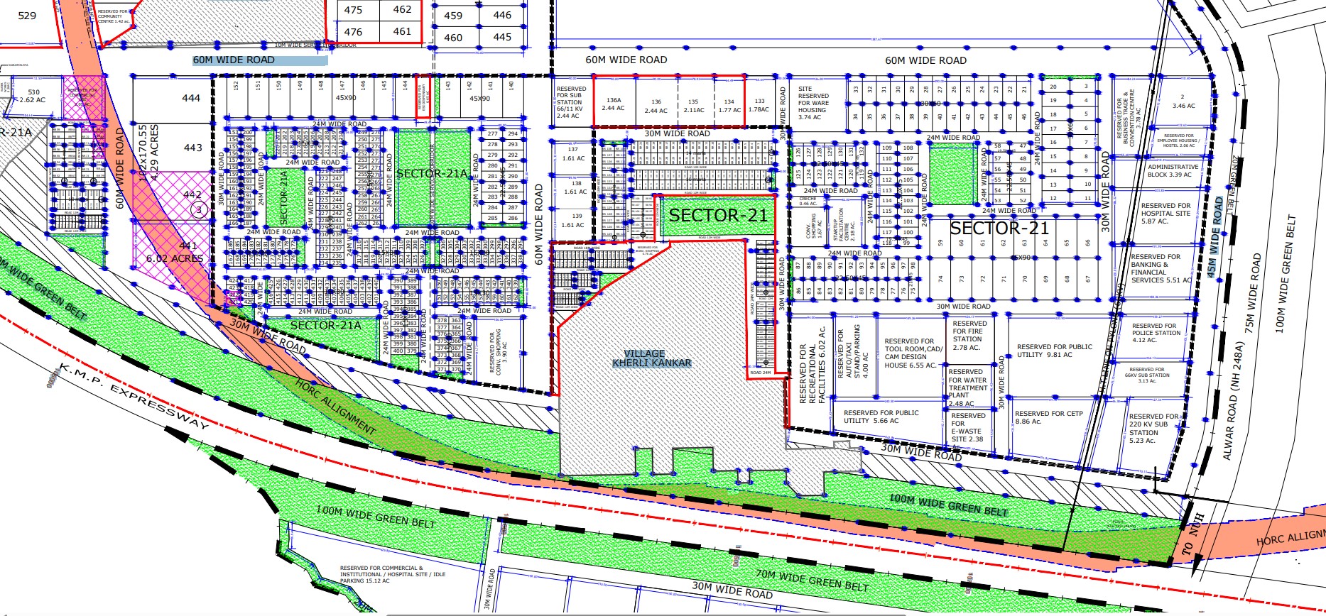 1800 Mtr. Plot For Sale in Sohna EMC Gurgaon (New Allotment)