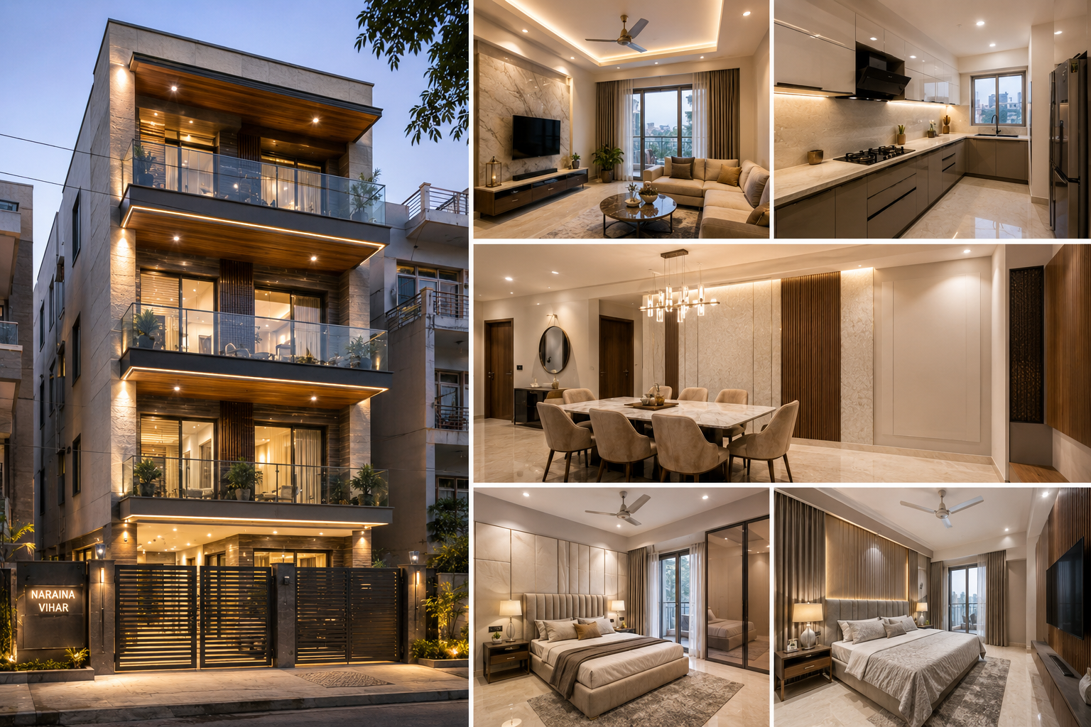 200 YARD RESIDENTIOAL FLOOR FOR LEASE IN NARAINA VIHAR